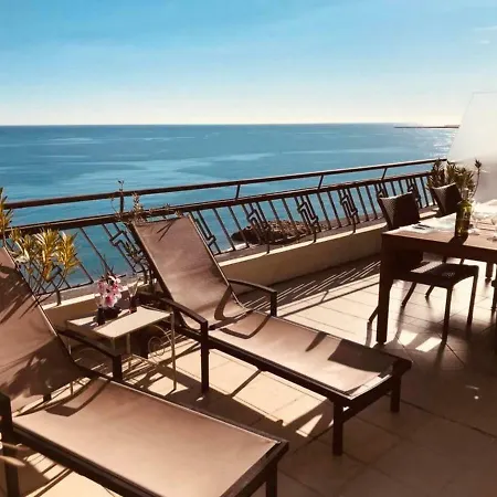 Amazing Top Floor Penthouse 30m2 Terrace, Front Sea View On Promenade Des Anglais Apartment *
