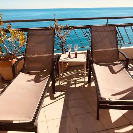 Amazing Top Floor Penthouse 30m2 Terrace, Front Sea View On Promenade Des Anglais Nice
