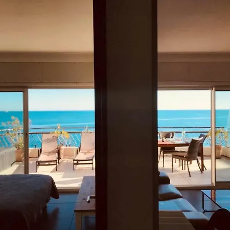 Appartamento Amazing Top Floor Penthouse 30m2 Terrace, Front Sea View On Promenade Des Anglais
